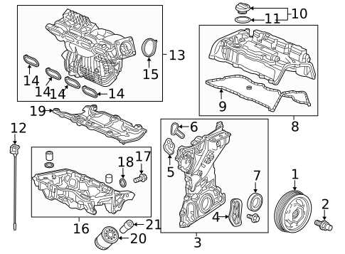 engine bay honda civic engine parts diagram