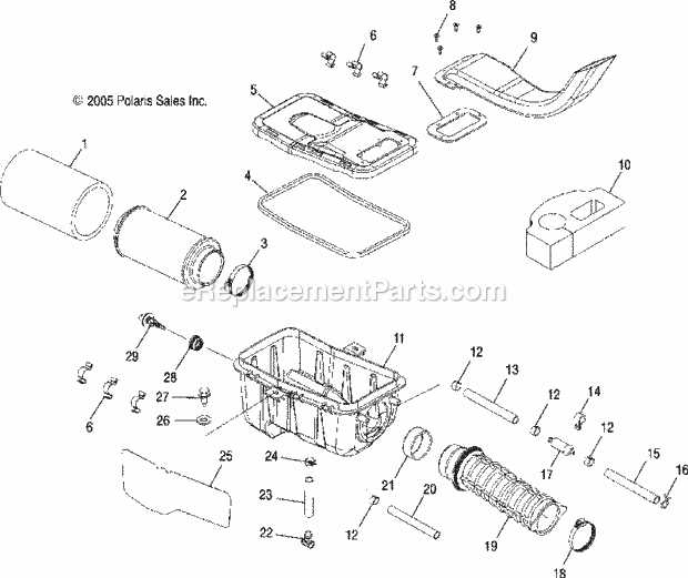 polaris sportsman 500 ho parts diagram