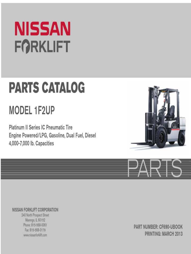 nissan forklift parts diagram