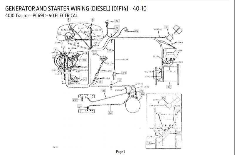 john deere 4010 parts diagram