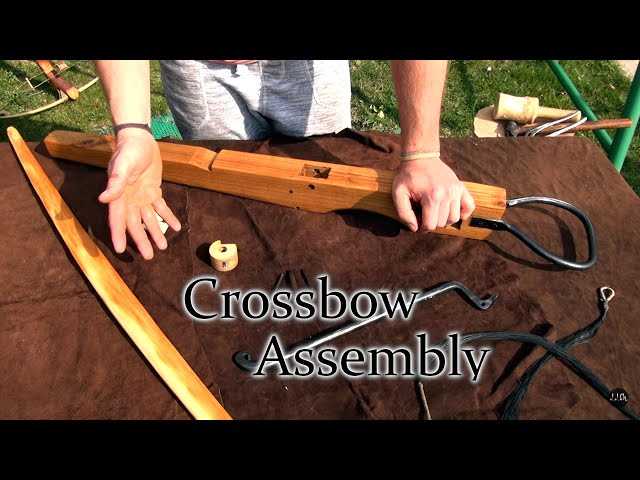 parts of a crossbow diagram