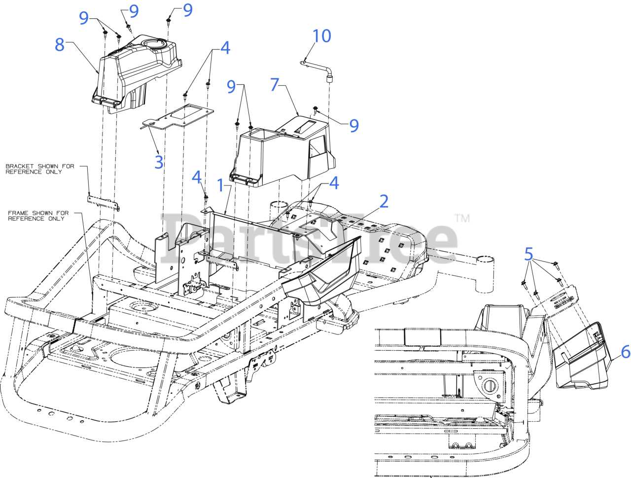 cub cadet zt1 54 parts diagram