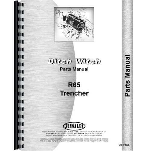 vermeer trencher parts diagram