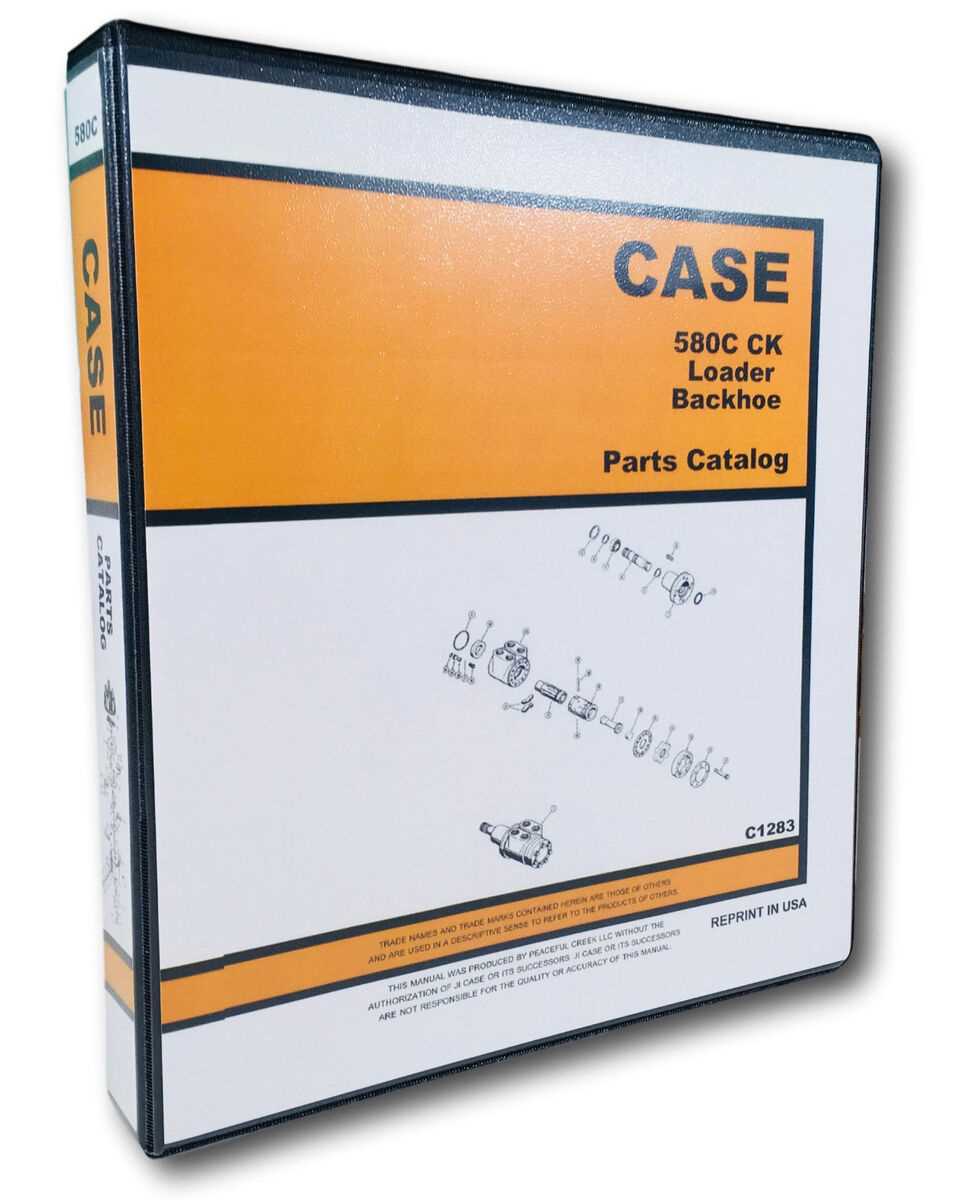 case 580c parts diagram