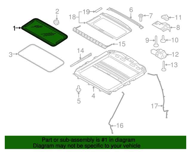 2016 ford f150 sunroof parts diagram