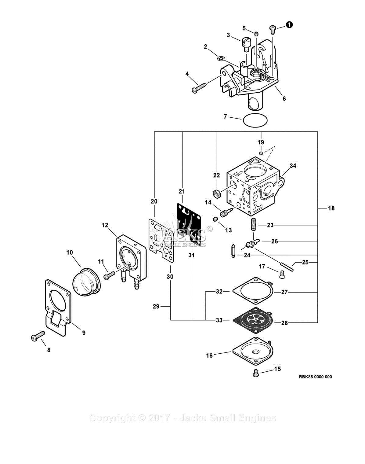 echo blower parts diagram