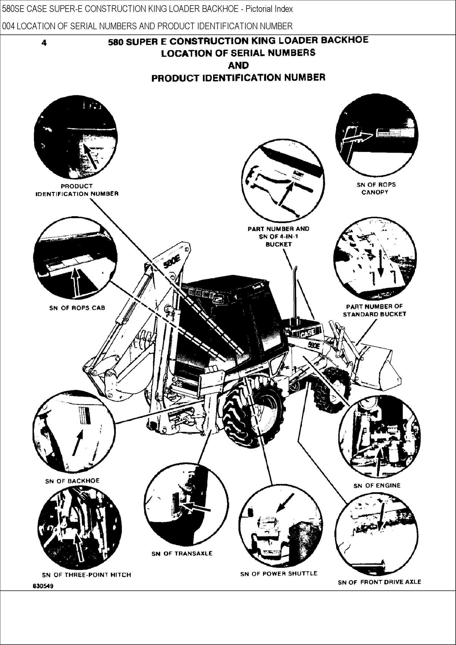 case 580 super e parts diagram