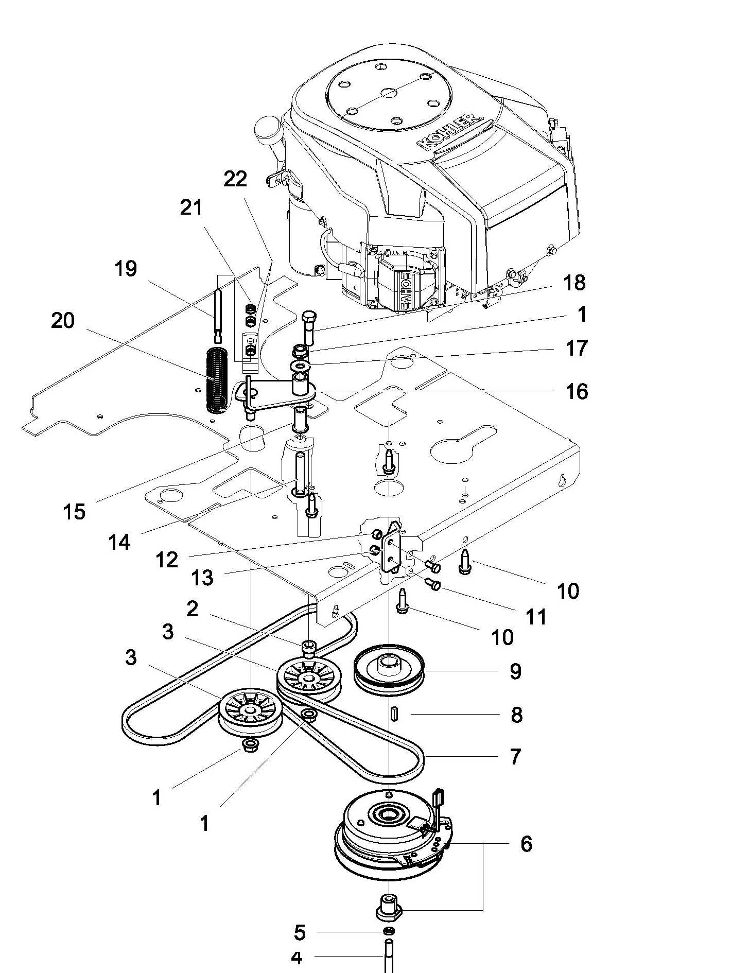 bush hog es2052 parts diagram