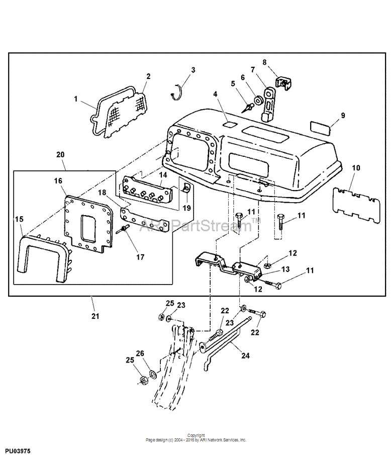 craftsman bagger parts diagram