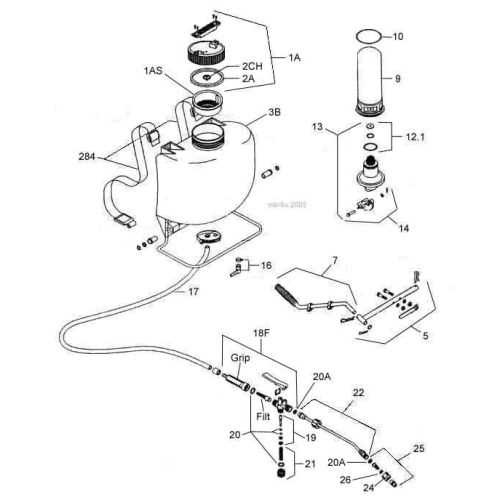 lesco sprayer parts diagram