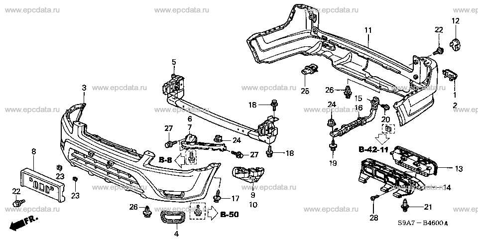 honda cr v body parts diagram