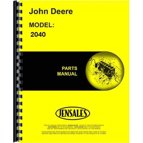 john deere 2040 parts diagram