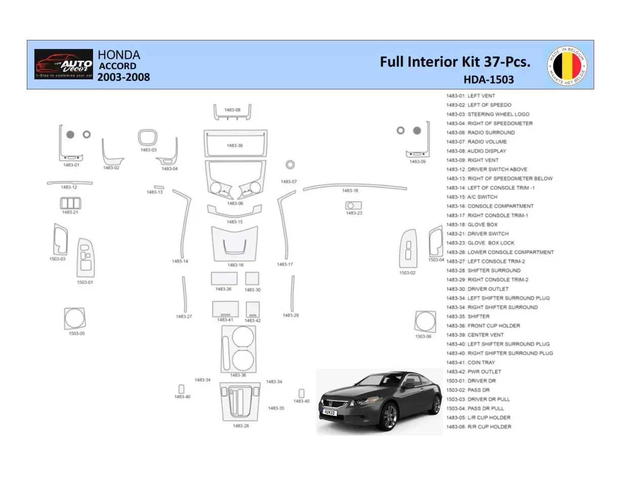 2017 honda accord parts diagram