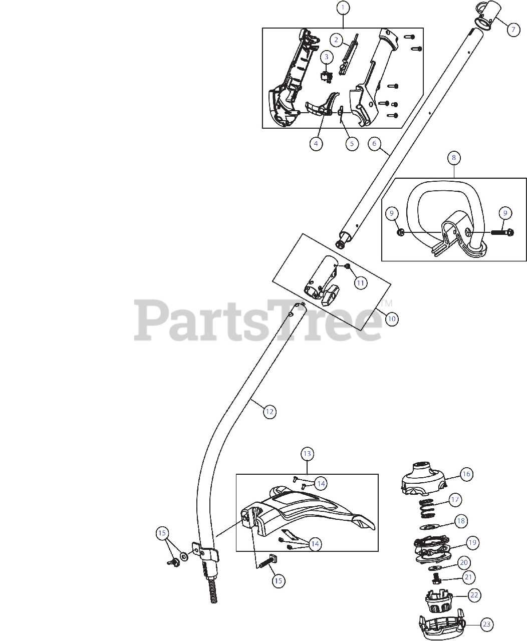 craftsman weed wacker parts diagram