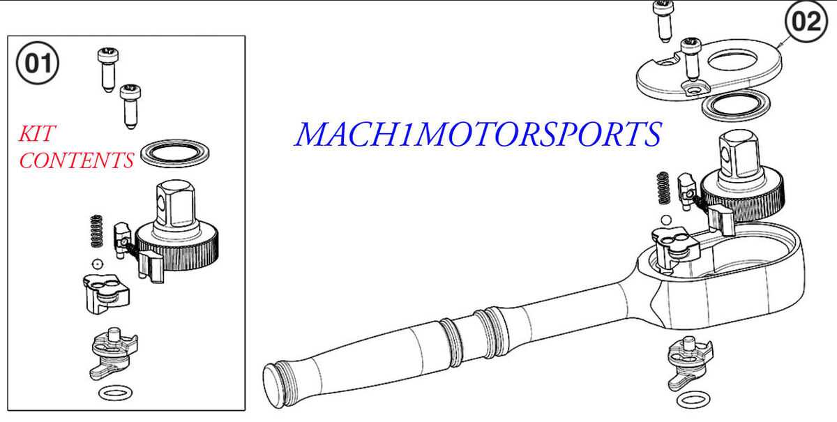 ratchet parts diagram