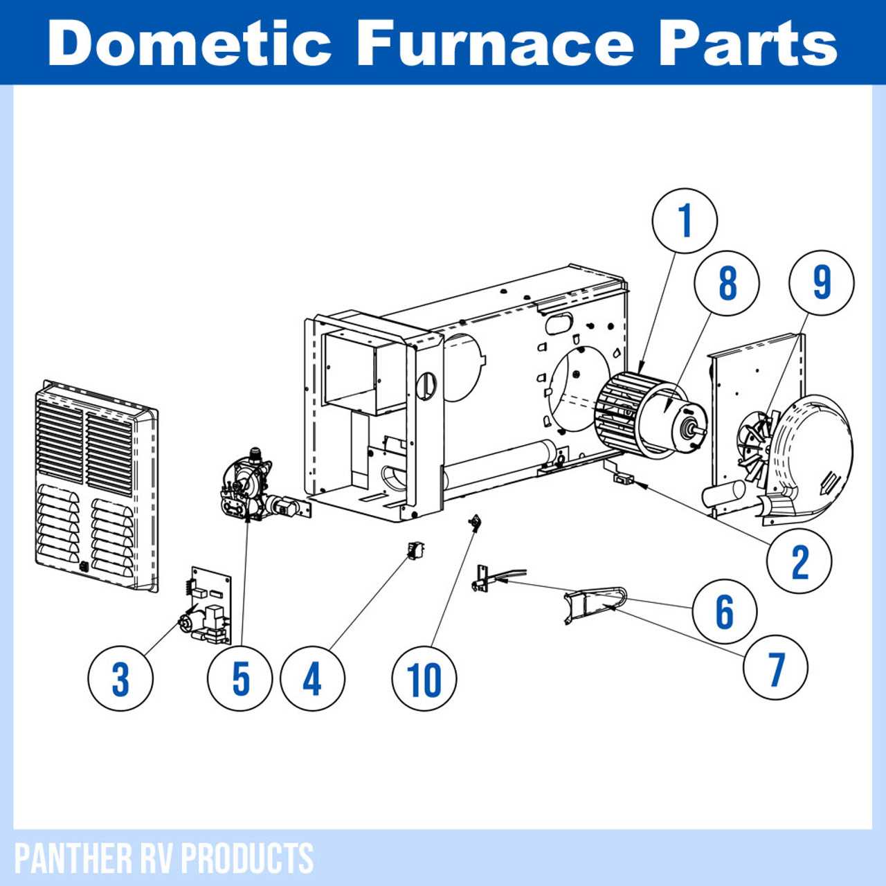 hydro flame furnace parts diagram