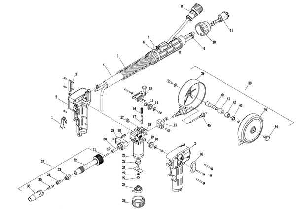 mig welder parts diagram