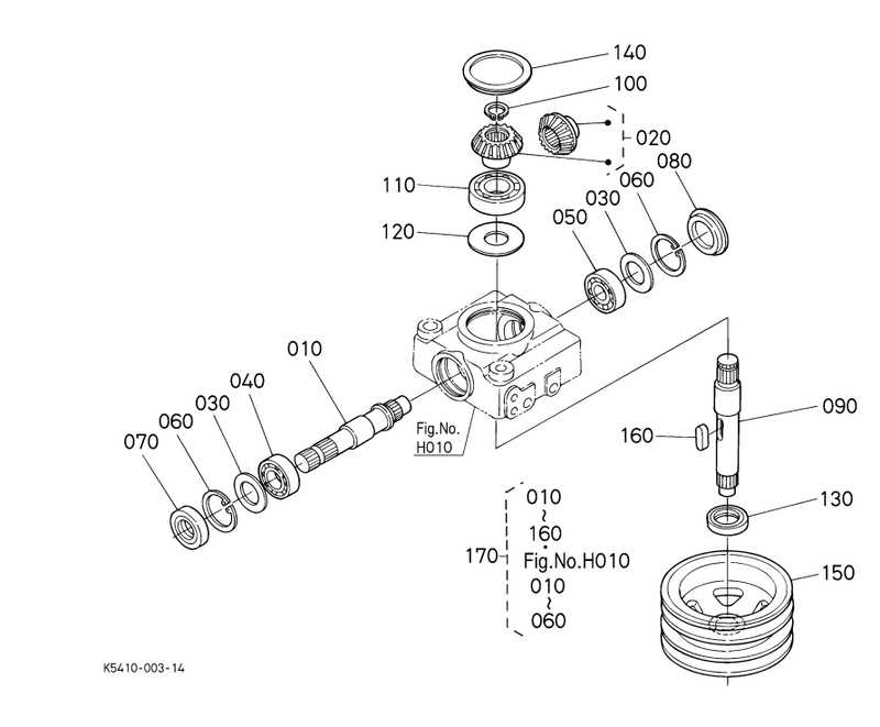 mower deck parts diagram