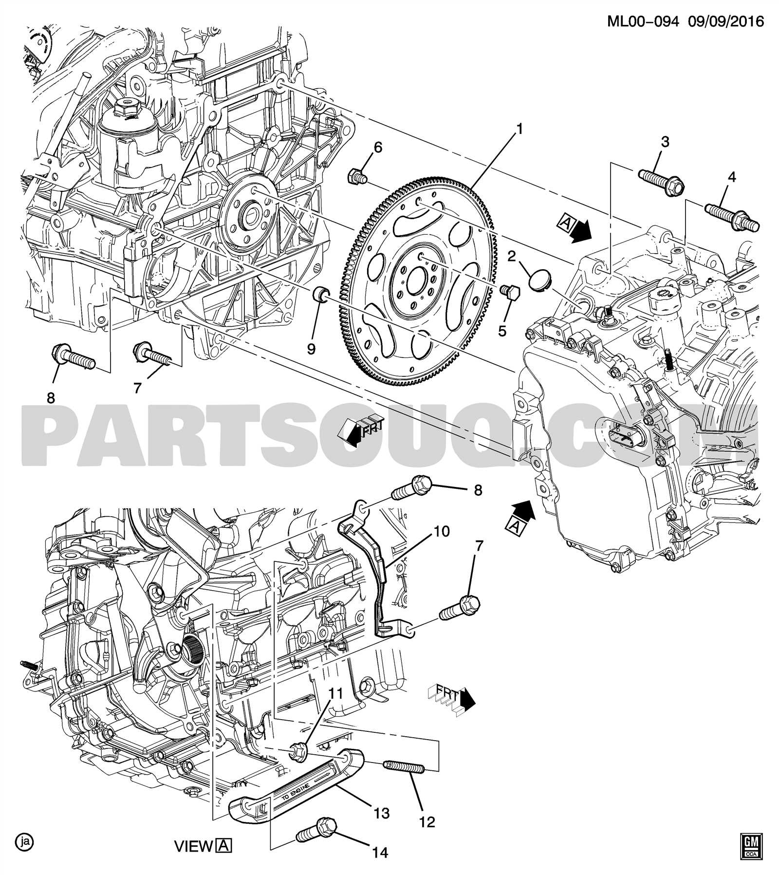 chevy equinox body parts diagram