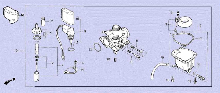 keihin carburetor parts diagram