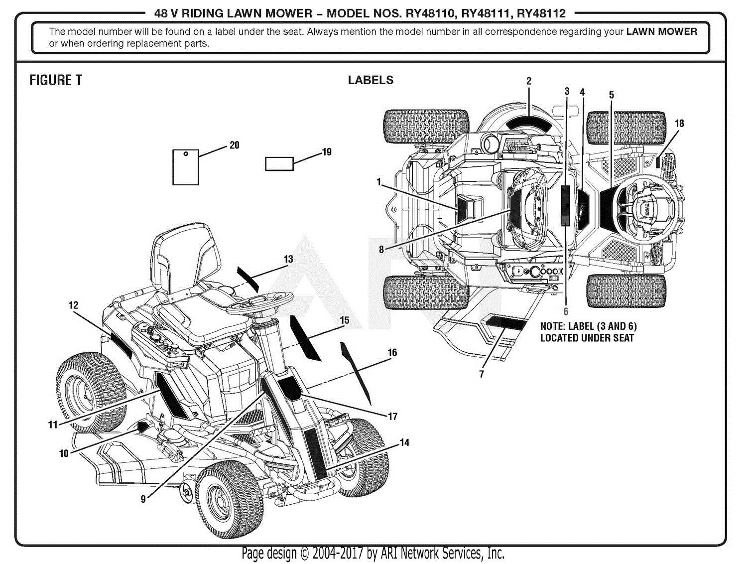 scotts riding lawn mower parts diagram