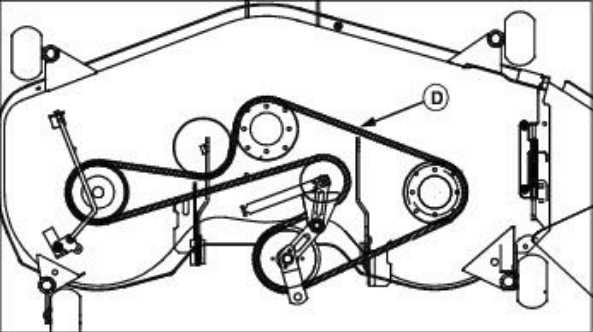 john deere 345 54 mower deck parts diagram