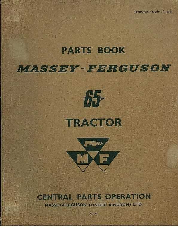 massey ferguson 65 parts diagram