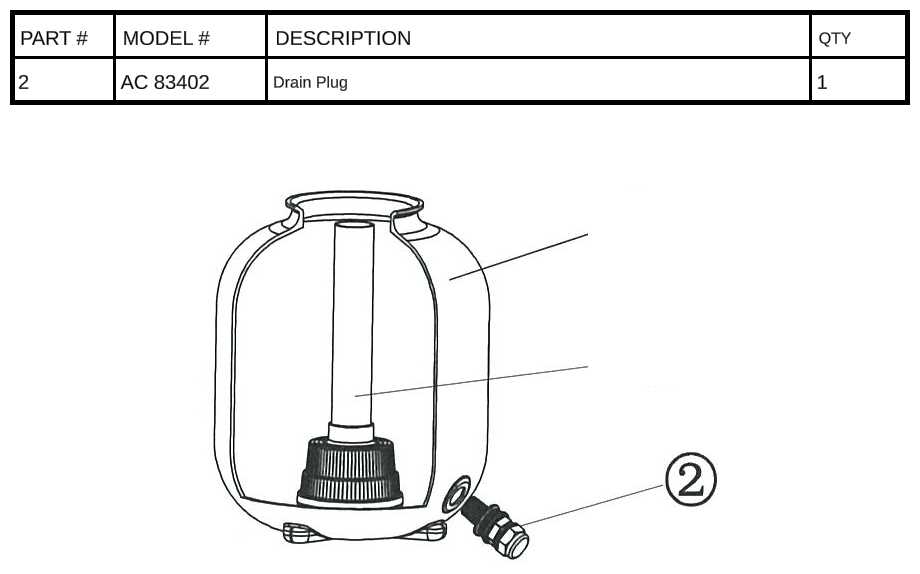 hayward pool sand filter parts diagram