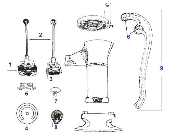 parts of a water well diagram