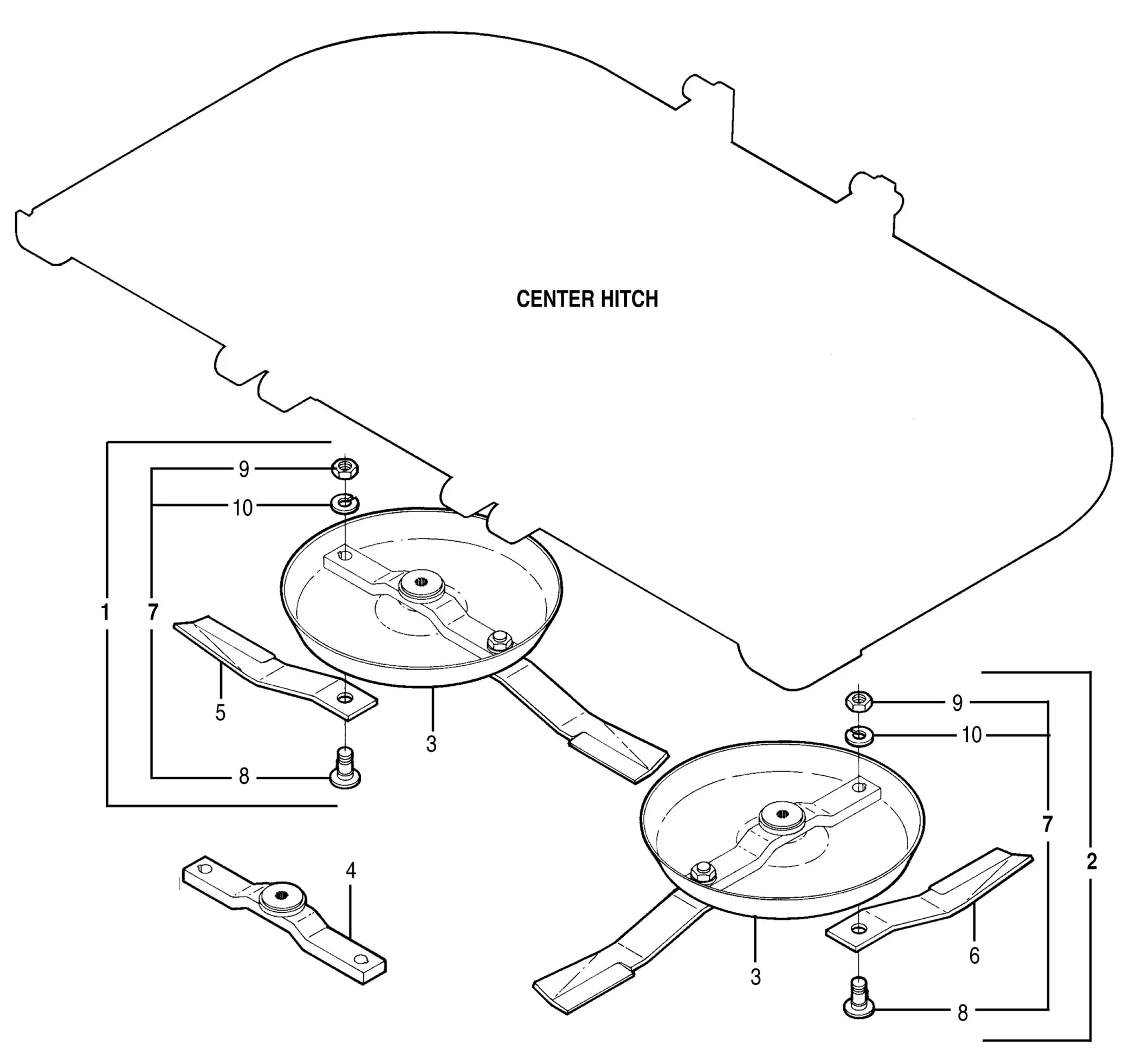 john deere mx10 parts diagram