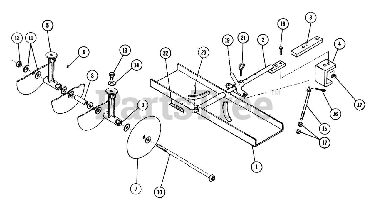 disc harrow parts diagram