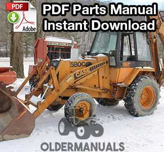 hydraulic case 580 backhoe parts diagram