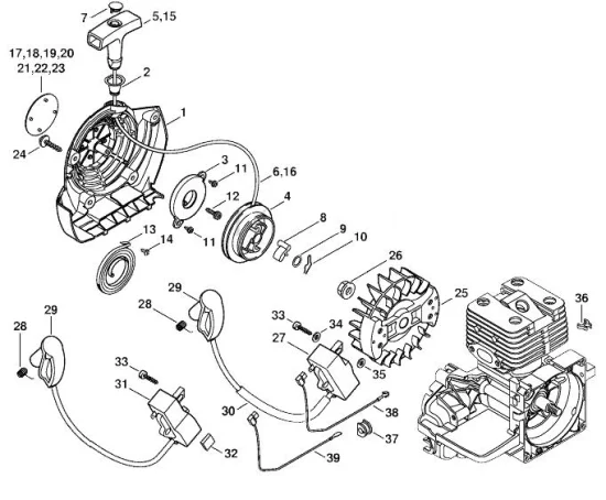 stihl trimmer parts diagrams