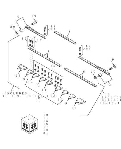 new holland haybine parts diagram