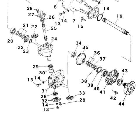 mitsubishi tractor parts diagram