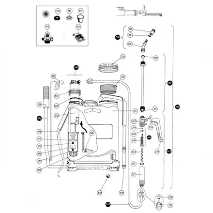 stihl backpack sprayer parts diagram