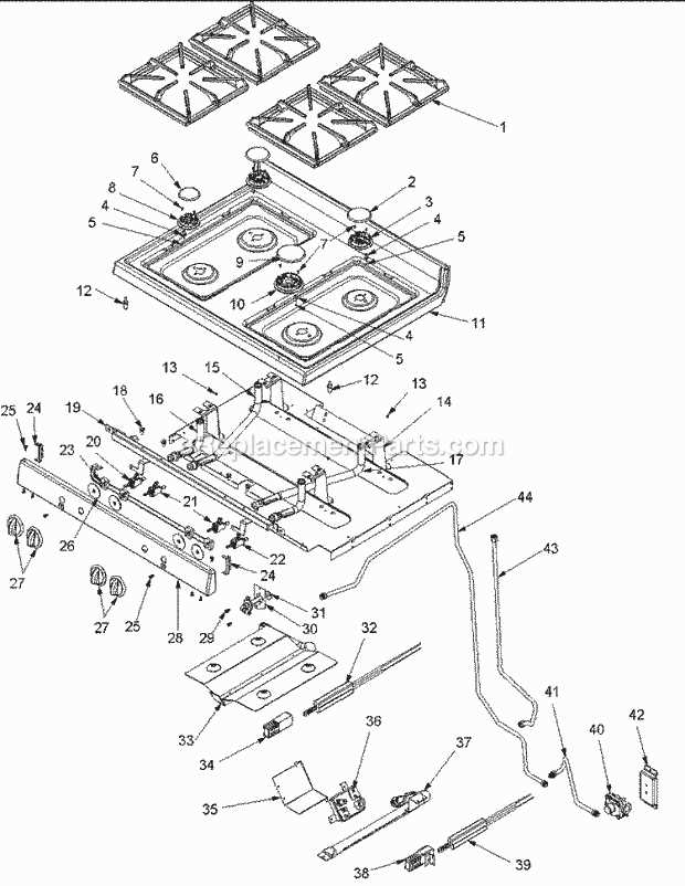 amana furnace parts diagram