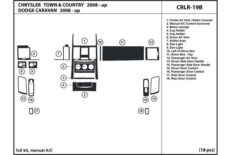 chrysler town and country parts diagram