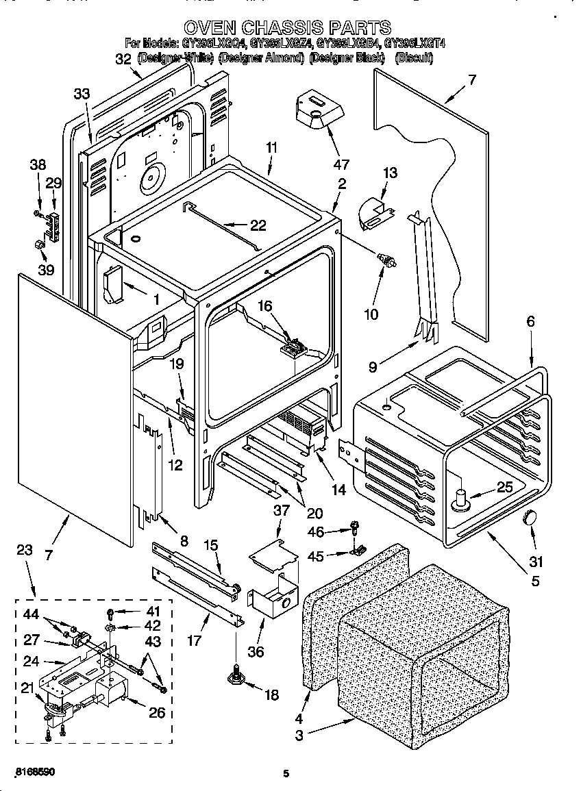 whirlpool oven door parts diagram