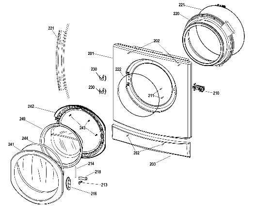 hotpoint washer parts diagram