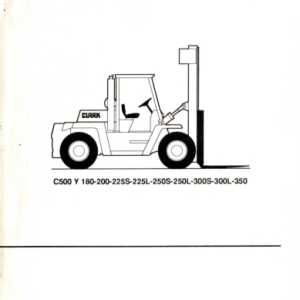 clark c500 forklift parts diagram