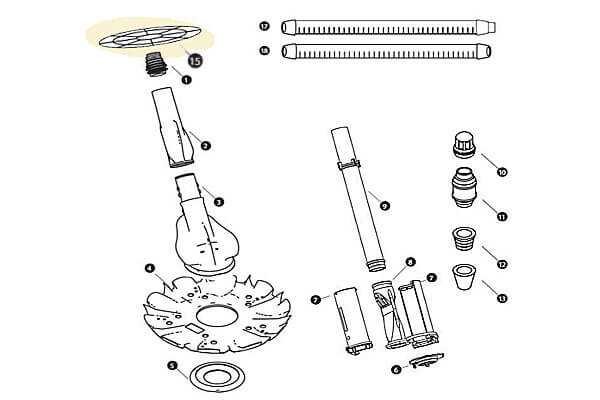 kreepy krauly parts diagram