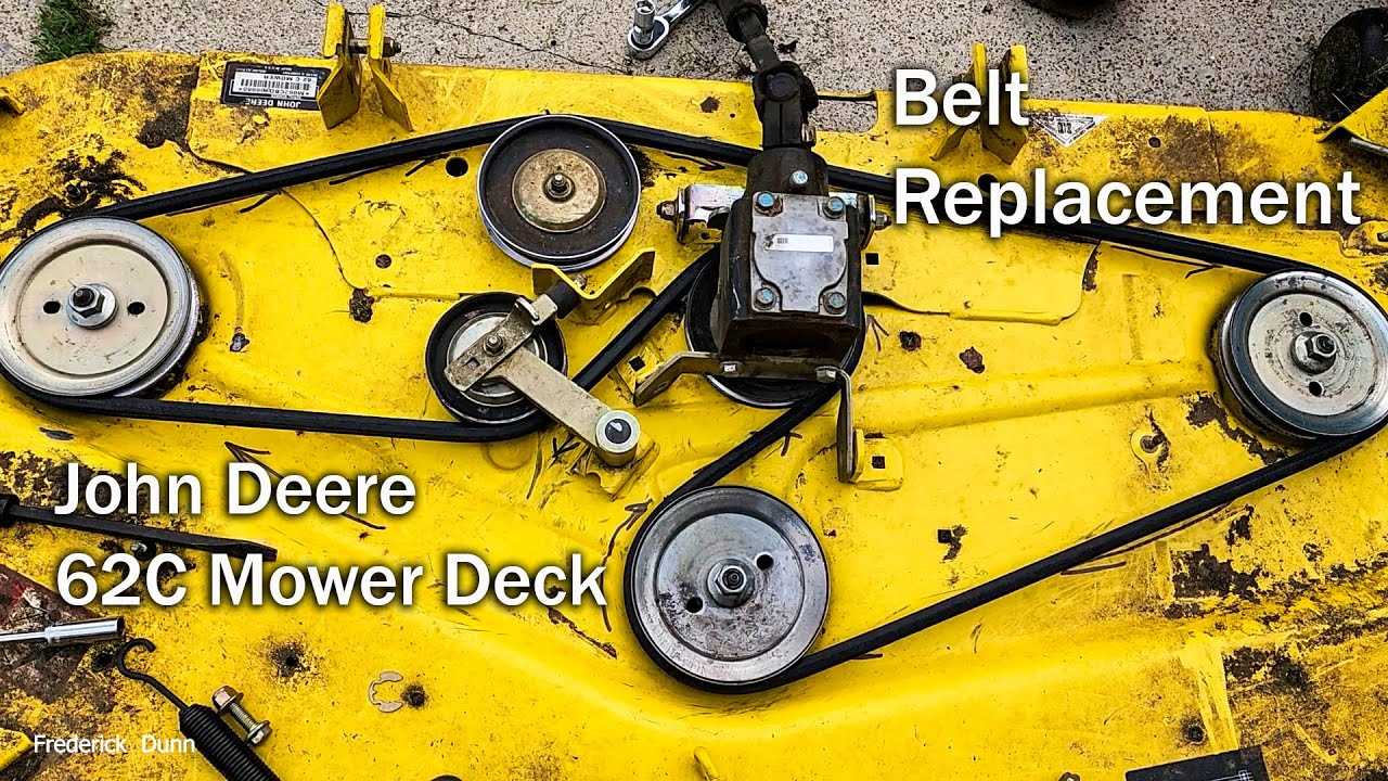 john deere 42c mower deck parts diagram