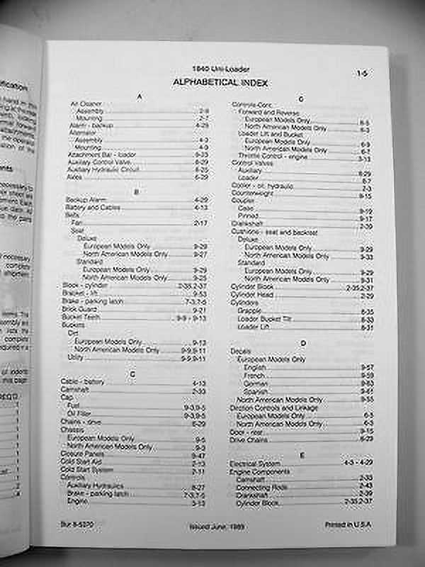 case 1840 skid steer parts diagram