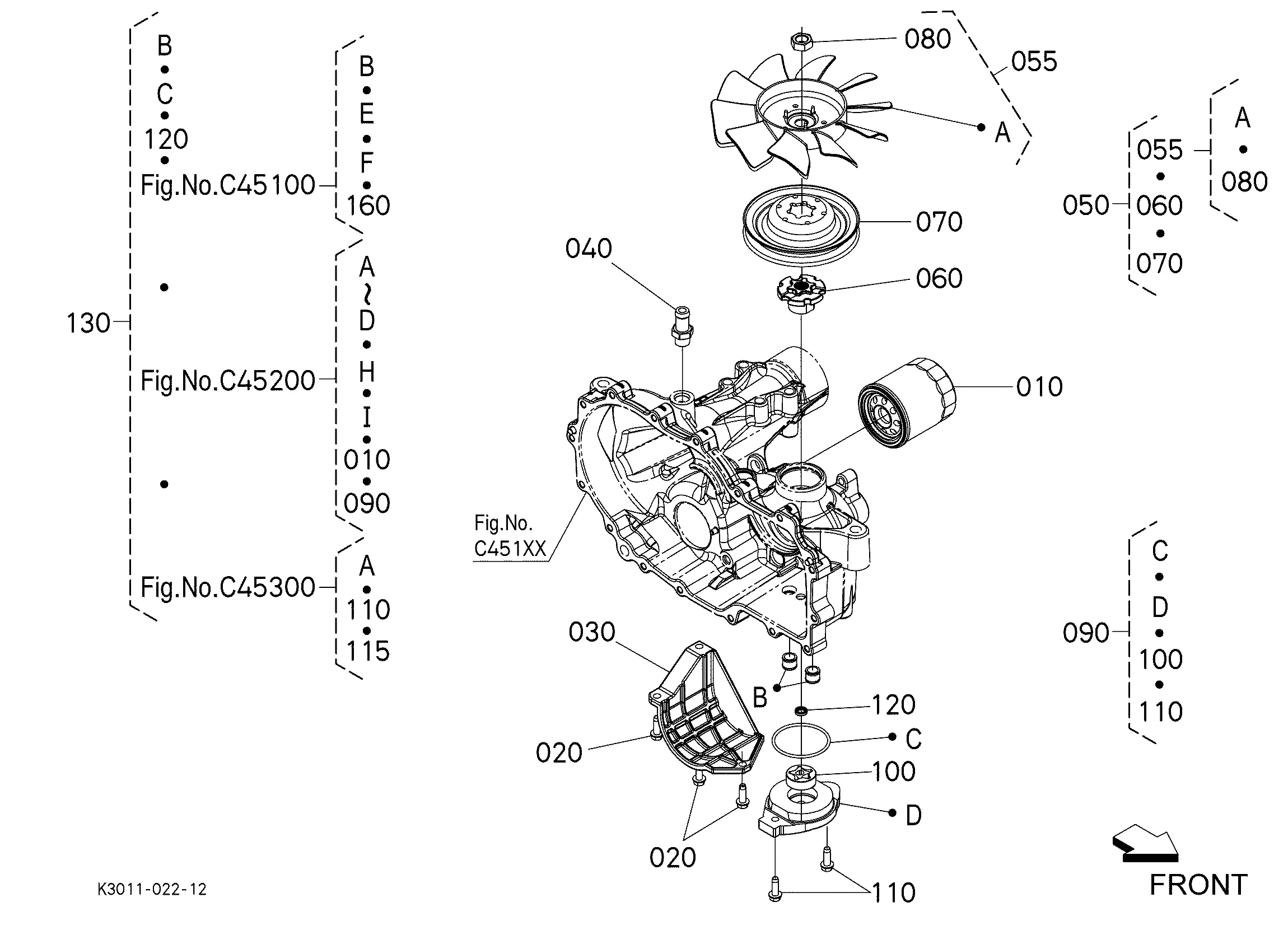 kubota zg124e parts diagram