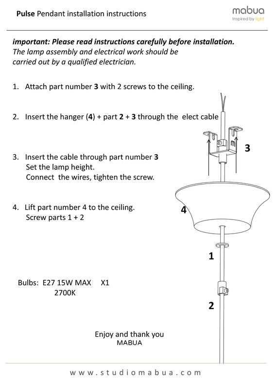 ceiling light fixture parts diagram