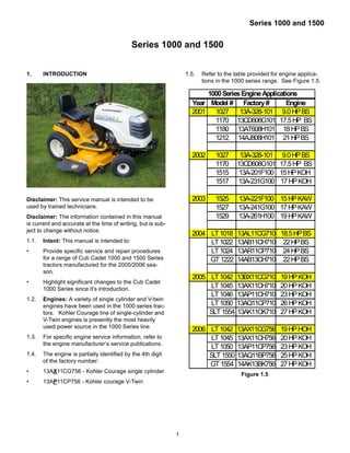 cub cadet 1525 parts diagram