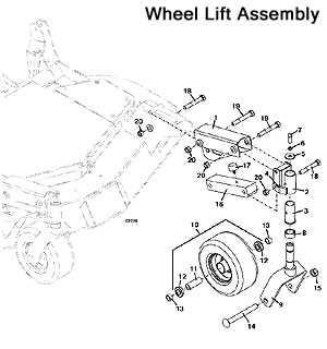 wheel horse mower deck parts diagram