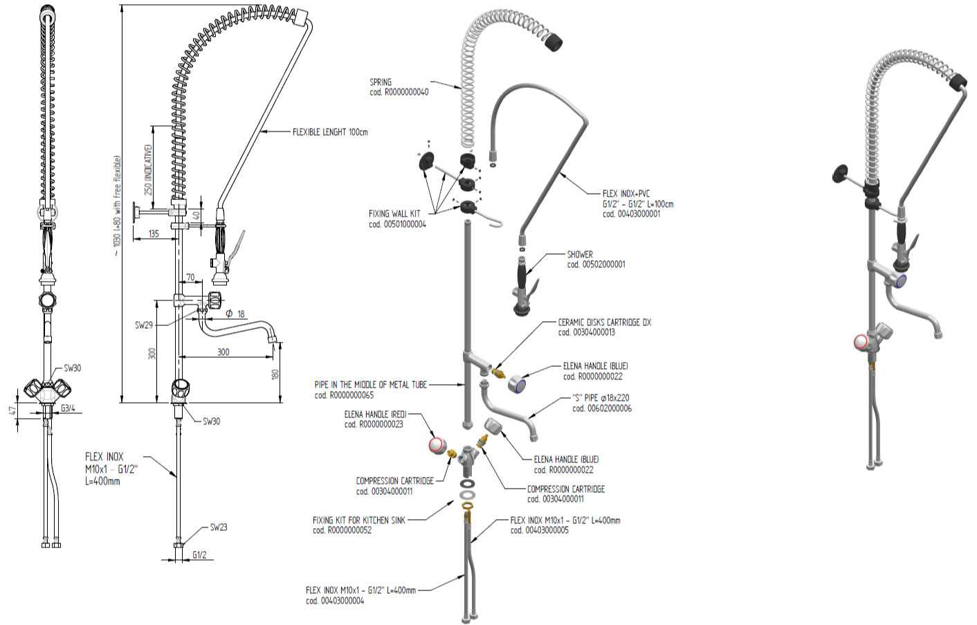 fisher faucet parts diagram