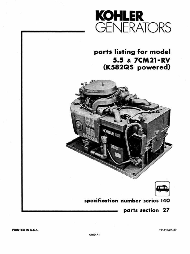 kohler starter parts diagram